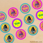 FREE Printable Trolls Cupcake Toppers