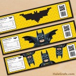 Free Printable LEGO Batman Water Bottle Labels