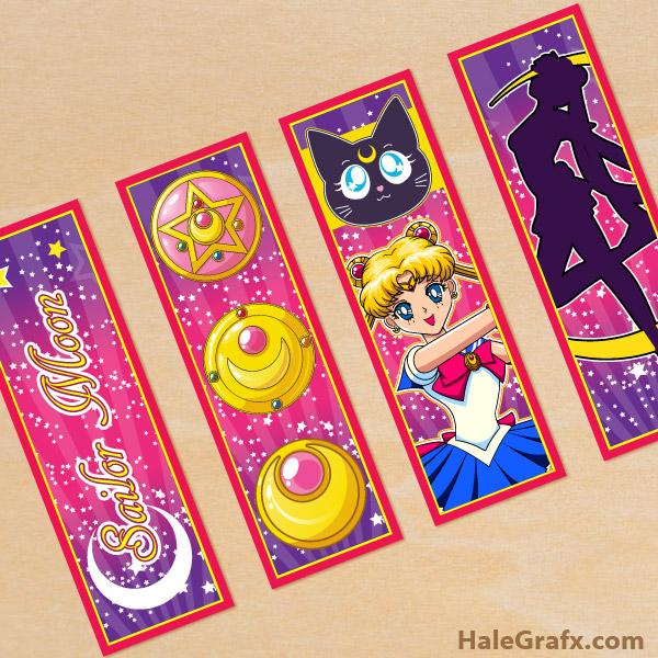 Free Printable Sailor Moon Bookmarks - roblox printable bookmarks