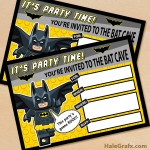FREE Printable LEGO Batman Birthday Invitation