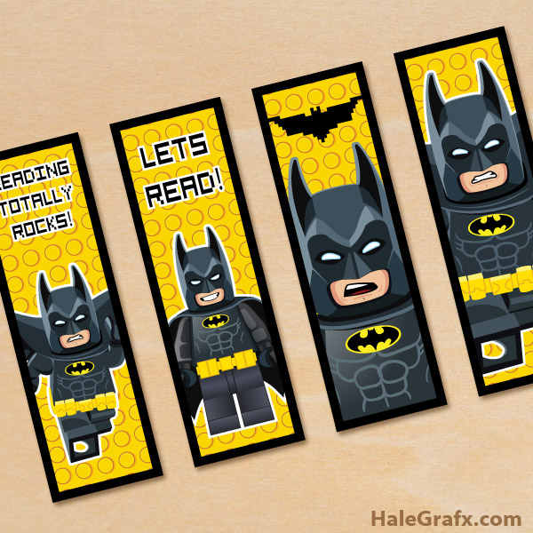 Free Printable Lego Batman Bookmarks - roblox printable bookmarks