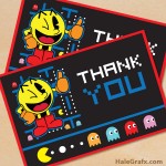 FREE Printable Pac-man Thank You Card