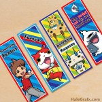FREE Printable Yo-Kai Watch Bookmarks