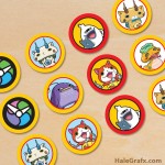 FREE Printable Yo-kai Watch Cupcake Toppers