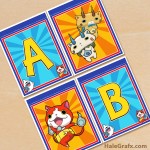 FREE Printable Yo-kai Watch Alphabet Banner Pack