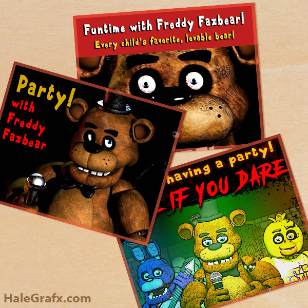 FREE Printable Five Nights at Freddy’s Posters