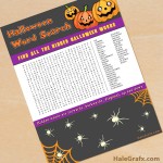 FREE Printable Halloween Word Search