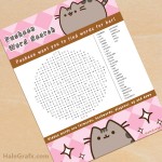 FREE Printable Pusheen Word Search