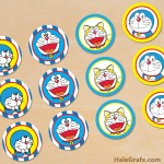 FREE Printable Doraemon Cupcake Toppers