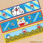 Free Printable Doraemon Water Bottle Labels