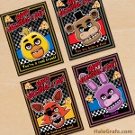 FREE Printable Five Nights at Freddy’s Valentines