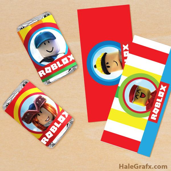 FREE Printable Roblox Mini Candy Bar Wrappers