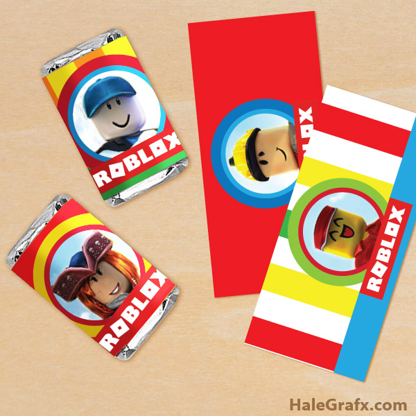 Free Printable Roblox Mini Candy Bar Wrappers - roblox character free roblox party printables