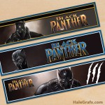 Free Printable Marvel Black Panther Water Bottle Labels