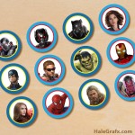 FREE Printable Avengers Cupcake Toppers