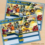 FREE Printable LEGO Nexo Knights Party Invitation