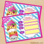 FREE Printable Num Noms Party Invitation