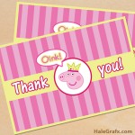 FREE Printable Peppa Pig Thank You Card
