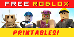 Roblox Character Printable Roblox Cake Topper