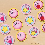 FREE Printable Kirby Cupcake Toppers