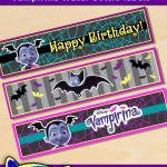 Free Printable Disney Vampirina Water Bottle Labels