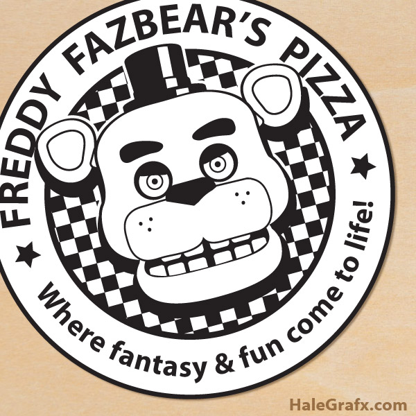 Free Printable Five Nights At Freddy S Pizza Box Cover - fnaf in roblox work at a pizza place
