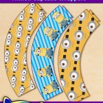 FREE Printable Despicable Me Minions Cupcake Wrappers