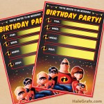 FREE Printable Incredibles Party Invitation