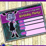 FREE Printable Disney Vampirina Birthday Invitation