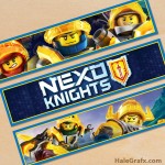 Free Printable LEGO Nexo Knights Water Bottle Labels