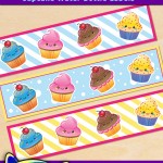 Free Printable Cupcake Themed Water Bottle Labels