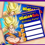 FREE Printable Dragon Ball Birthday Invitation