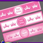 Free Printable Princess Party Water Bottle Labels