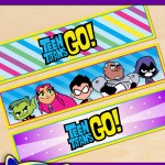 Free Printable Teen Titans Go! Water Bottle Labels