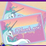 FREE Printable Unicorn Thank You Card