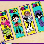 FREE Printable Teen Titans Go! Bookmarks