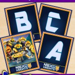 FREE Printable Nexo Knights Alphabet Banner Pack