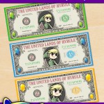 FREE Printable Legend of Zelda Play Money