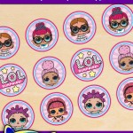 FREE Printable LOL Surprise Cupcake Toppers