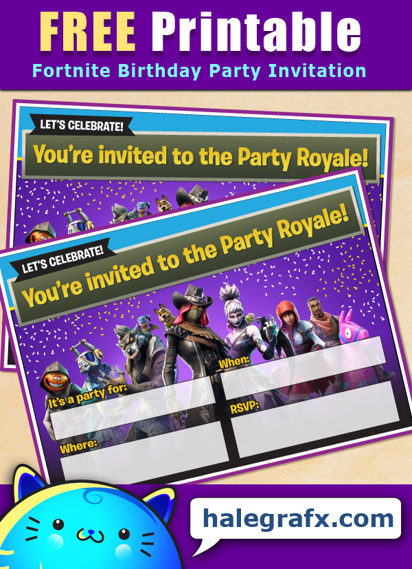 Roblox Birthday Invitations Free Printable