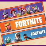 Free Printable Fortnite Themed Water Bottle Labels