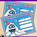 FREE Printable Rudolph Bumbles Party Invitation