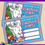 FREE Printable Rudolph Bumbles Christmas Party Invitation