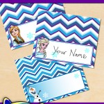 FREE Printable Frozen Place Cards