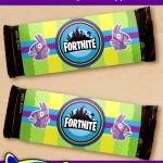 FREE Printable Fortnite Candy Bar Wrappers