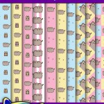 FREE Printable Pusheen Digital Paper Pack