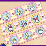 FREE Printable Easter Hello Kitty Water Bottle Labels