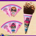 FREE Printable LOL Surprise Ice Cream Cone Wrappers