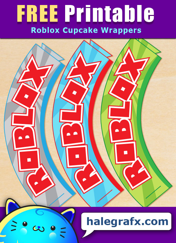 Free Printable Roblox Party Tags