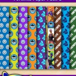 FREE Printable Fortnite Digital Paper Pack